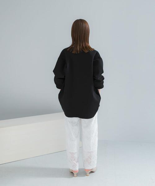 URBAN RESEARCH ROSSO WOMEN（アーバンリサーチ　ロッソ）の「ELENDEEK　COCOON FORM  CARDIGAN（カーディガン/ボレロ・レディース・オフホワイト/ミント/ブラック/ピンク・FREE）」の9枚目の写真