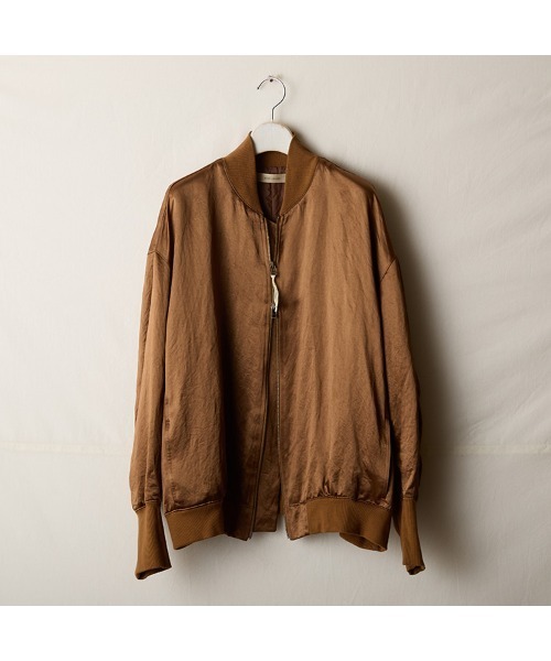 suzuki takayuki(スズキタカユキ)の「blouson(ブルゾン・レディース・ブラウン・02)」の1枚目の写真