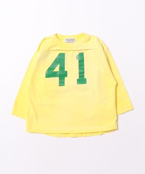 DENIM DUNGAREE（デニムダンガリー）の「Vintage Cotton Jersey 41 Long Sleeve Tee（Tシャツ/カットソー・キッズ・イエロー・105/115/125）」の4枚目の写真