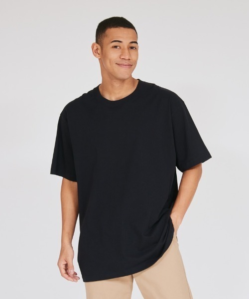 HANES(ヘインズ)の「Hanes/ヘインズ/BEEFY T-SHIRT oversize(Tシャツ/カットソー・メンズ・ブラック/ホワイト・3XL/2XL)」の1枚目の写真