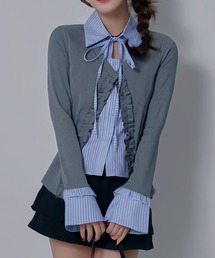 Diable baiser | シャツレイヤードY2Kカーディガン風カットソートップス(Tシャツ/カットソー)