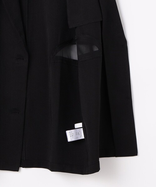 NICOLE white（ニコルホワイト）の「異素材切替ジレ（ベスト・レディース・ブラック・FREE）」の22枚目の写真