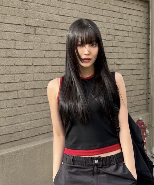 VETEZE(ベテゼ)の「Slim Fit Layered Sleeveless (Khaki/N)(Tシャツ/カットソー・レディース・その他・FREE)」の5枚目の写真