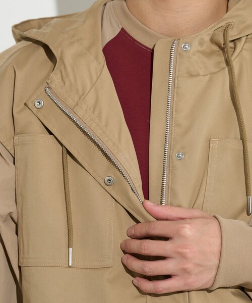 BIRTHDAY BAR(バースデイバー)の「【B-DAY STORE】フーディーベスト メンズ(ベスト・メンズ・ベージュ/ネイビー・0)」の6枚目の写真