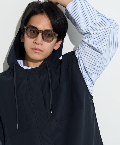 BIRTHDAY BAR(バースデイバー)の「【B-DAY STORE】フーディーベスト メンズ(ベスト・メンズ・ベージュ/ネイビー・0)」の19枚目の写真