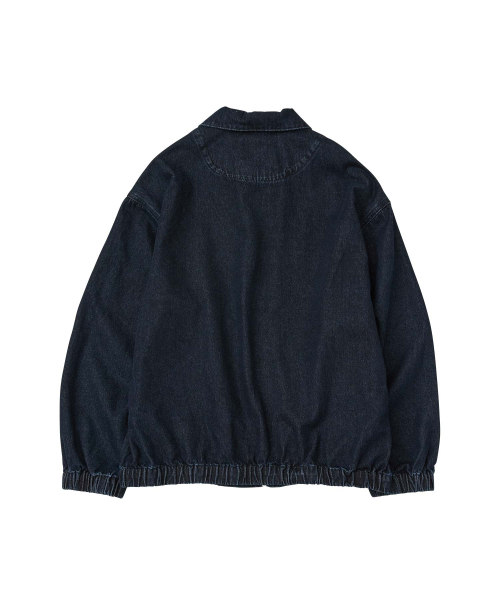 WMC(ダブリューエムシー)の「オーバーサイズデニムブルゾン_BLUE(デニムジャケット・メンズ・ブルー・L/M)」の3枚目の写真