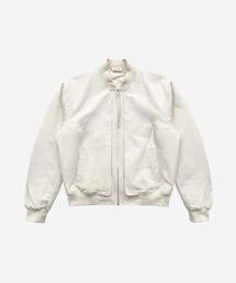 BLR（ビーエルアール）の「Curved Line Flight Jacket Ivory（その他アウター）」