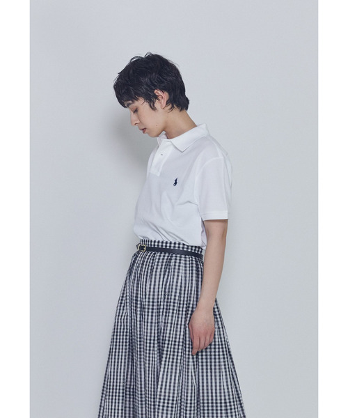 POLO RALPH LAUREN(ポロ ラルフ ローレン)の「<POLO RALPH LAUREN(ポロ ラルフ ローレン)>カスタムスリムフィットポロシャツ(Tシャツ/カットソー・レディース・ブルー系その他3/ホワイト系その他3・M)」の17枚目の写真