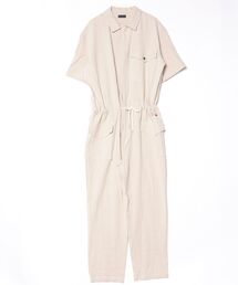 a.p.o.v.（エーピーオービー）の「a.p.o.v. 半袖ジャンプスーツ（つなぎ/オールインワン）」