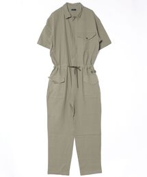 a.p.o.v.（エーピーオービー）の「a.p.o.v. 半袖ジャンプスーツ（つなぎ/オールインワン）」