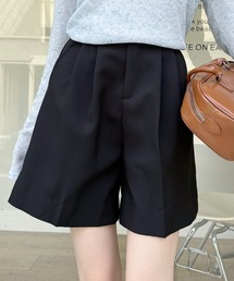 フロント2タック ショートパンツ