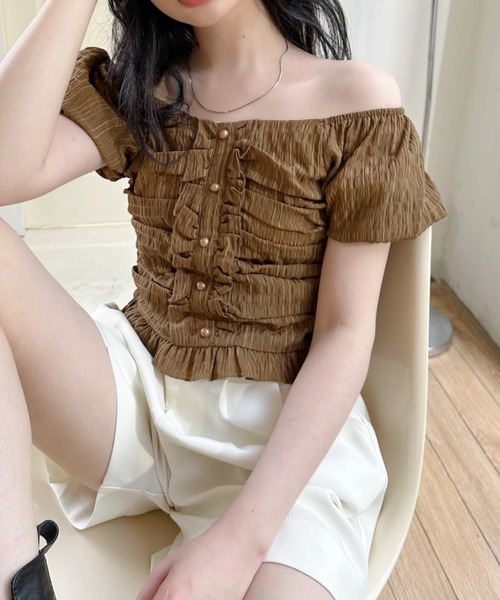 Ada.(エイダ)の「フロント2タック ショートパンツ(その他パンツ・レディース・グレー/ブラック/アイボリー・M/S)」の6枚目の写真