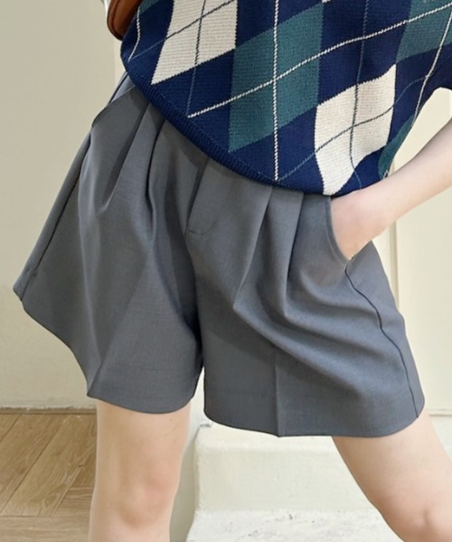 Ada.(エイダ)の「フロント2タック ショートパンツ(その他パンツ・レディース・グレー/ブラック/アイボリー・M/S)」の17枚目の写真