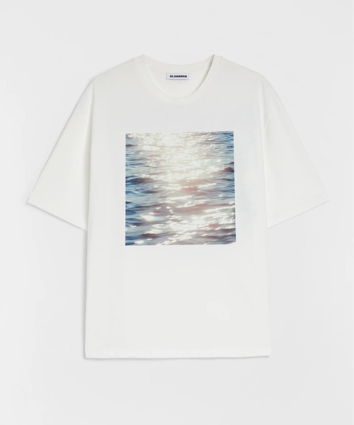 JIL SANDER（ジルサンダー）の「T-SHIRT CN SS PNT（Tシャツ/カットソー・レディース・ホワイト系その他/ホワイト系その他2・M/S）」の2枚目の写真