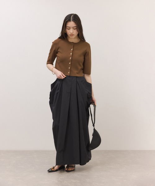 ADAM ET ROPE' FEMME 2026SS コクーンスカート セール】ドレープコクーンスカート（スカート）｜ADAM ET ROPE