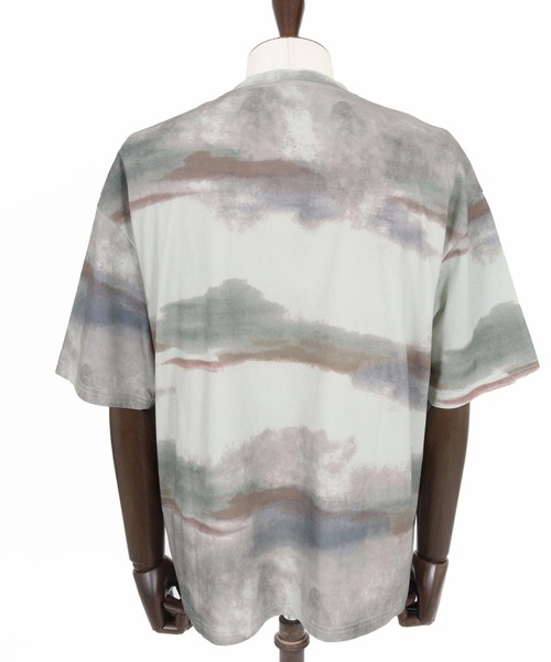 CAMBIO（カンビオ）の「mt10468-Watercolor Gradient Tee Tシャツ(PF-261-023)（Tシャツ/カットソー・メンズ・パープル/グレー・M/L）」の14枚目の写真