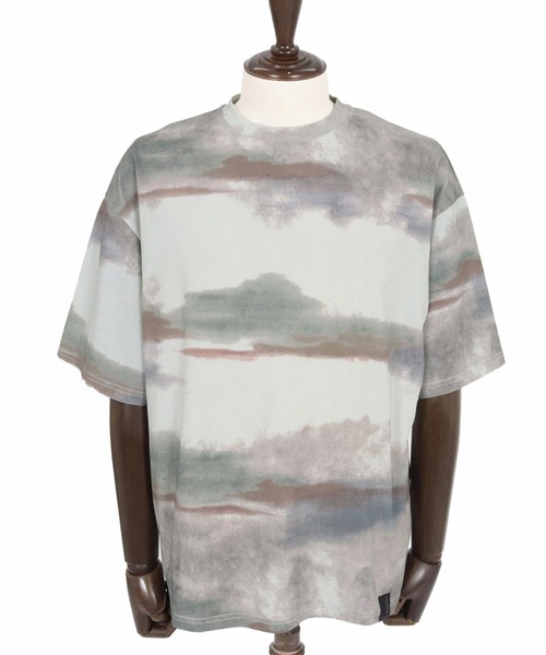 CAMBIO（カンビオ）の「mt10468-Watercolor Gradient Tee Tシャツ(PF-261-023)（Tシャツ/カットソー・メンズ・パープル/グレー・M/L）」の13枚目の写真