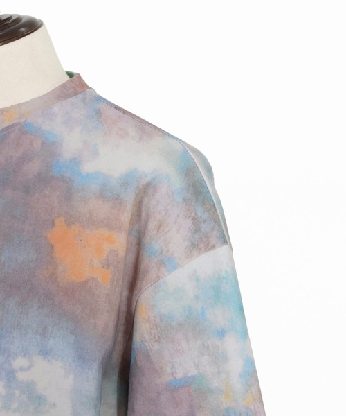 CAMBIO（カンビオ）の「mt10468-Watercolor Gradient Tee Tシャツ(PF-261-023)（Tシャツ/カットソー・メンズ・パープル/グレー・M/L）」の19枚目の写真