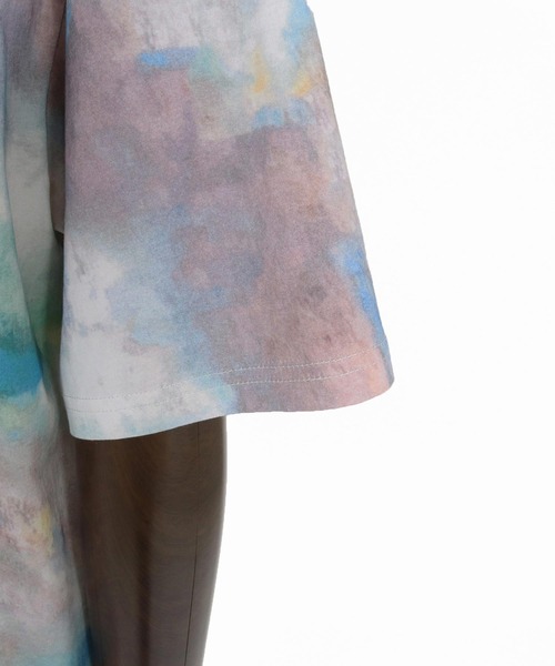 CAMBIO（カンビオ）の「mt10468-Watercolor Gradient Tee Tシャツ(PF-261-023)（Tシャツ/カットソー・メンズ・パープル/グレー・M/L）」の20枚目の写真