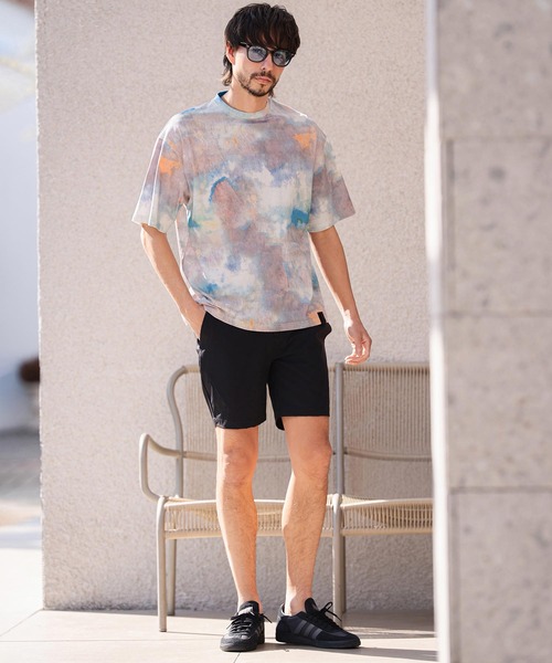 CAMBIO（カンビオ）の「mt10468-Watercolor Gradient Tee Tシャツ(PF-261-023)（Tシャツ/カットソー・メンズ・パープル/グレー・M/L）」の10枚目の写真