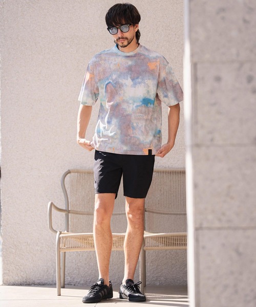 CAMBIO（カンビオ）の「mt10468-Watercolor Gradient Tee Tシャツ(PF-261-023)（Tシャツ/カットソー・メンズ・パープル/グレー・M/L）」の12枚目の写真