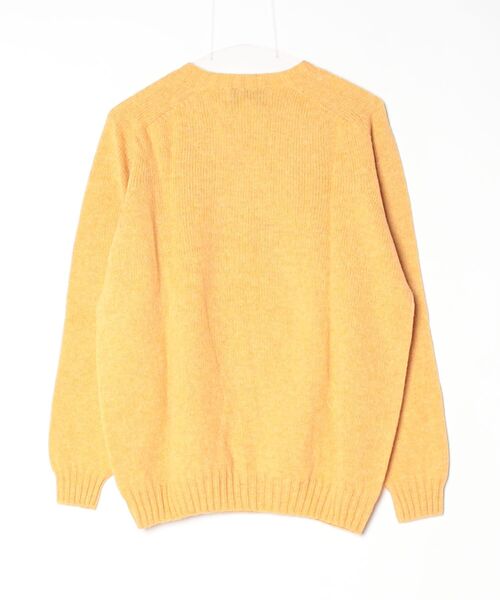 Harley of Scotland（ハーレーオブスコットランド）の「【T18】【Harley of Scotland/ハーレー オブ スコットランド】OVERSIZED JAPAN SPEC CREW NECK SWEATER（ニット/セーター・メンズ・オレンジ/マスタード/ブラック/アイボリー・42）」の5枚目の写真
