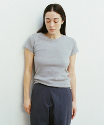 BLANKROOM HER（ブランクルームウーマン）の「クラシカルトップ_MELANGE GRAY（Tシャツ/カットソー）」