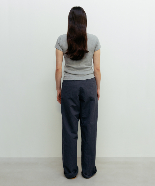BLANKROOM HER（ブランクルームウーマン）の「クラシカルトップ_MELANGE GRAY（Tシャツ/カットソー・レディース・その他・ONE）」の4枚目の写真