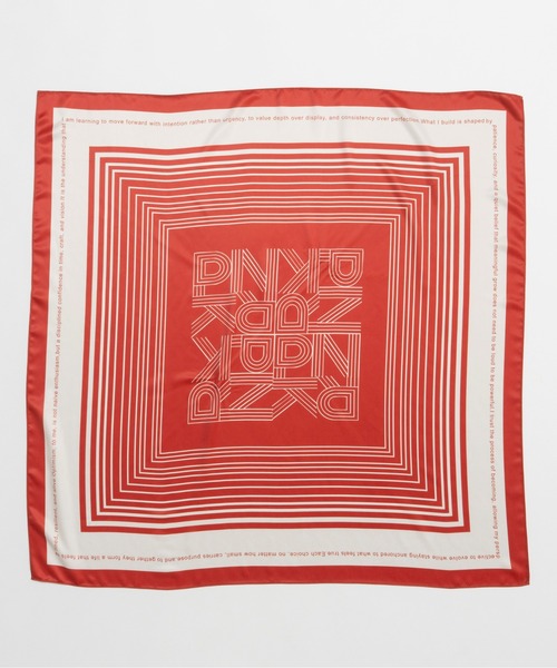 PRANK PROJECT（プランクプロジェクト）の「グラフィカルプリントスカーフ / Graphical Print Scarf（バンダナ/スカーフ・レディース・レッド/ブラック・FREE）」の11枚目の写真