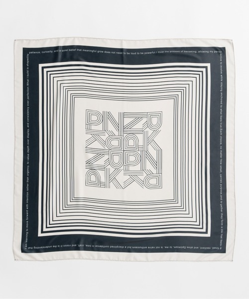 PRANK PROJECT（プランクプロジェクト）の「グラフィカルプリントスカーフ / Graphical Print Scarf（バンダナ/スカーフ・レディース・レッド/ブラック・FREE）」の12枚目の写真