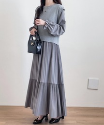 Diosfront（ディオスフロント）の「長袖ワンピース（ワンピース）」