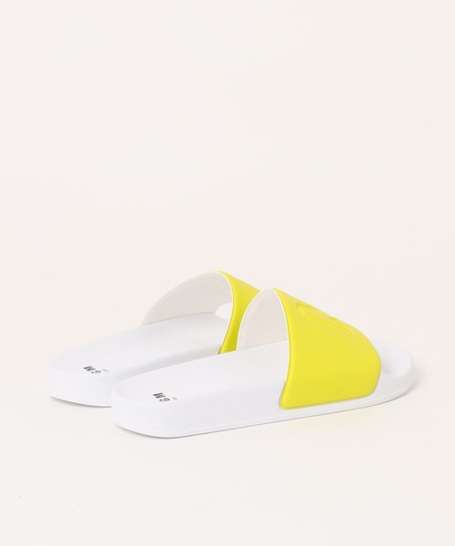 MSGM(エムエスジーエム)の「Mwave モノグラム シャワーサンダル(サンダル・レディース・イエロー系・38/37)」の4枚目の写真