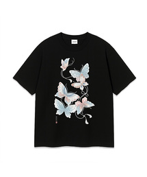 BUTTERFLY GARDEN OVER FIT T-SHIRT (3color)