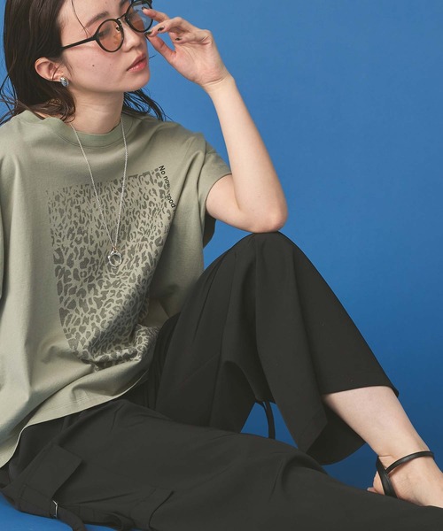 RAW FUDGE(ローファッジ)の「ツイルカーゴワイドパンツ(その他パンツ・レディース・ベージュ/ブラック・FREE)」の21枚目の写真