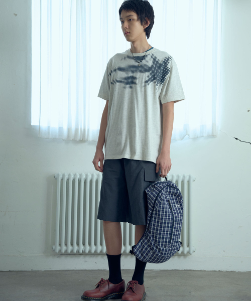 NICE GHOST CLUB（ナイスゴーストクラブ）の「3STAR HALFTONE TEE_OATMEAL(NG2GMUT507A)（Tシャツ/カットソー・レディース・オートミール・SMALL/MEDIUM/LARGE）」の3枚目の写真