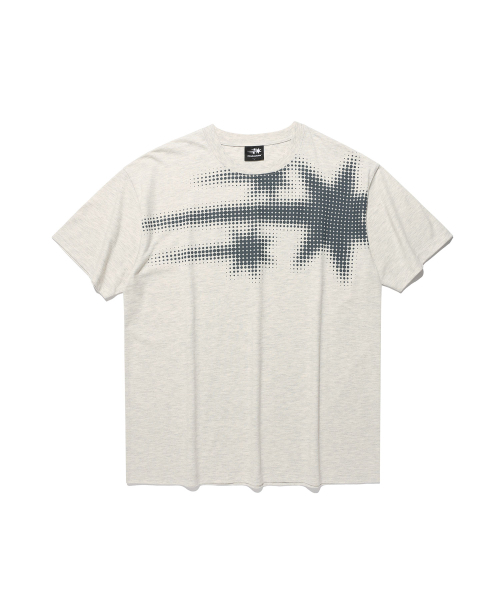 NICE GHOST CLUB（ナイスゴーストクラブ）の「3STAR HALFTONE TEE_OATMEAL(NG2GMUT507A)（Tシャツ/カットソー・レディース・オートミール・SMALL/MEDIUM/LARGE）」の4枚目の写真