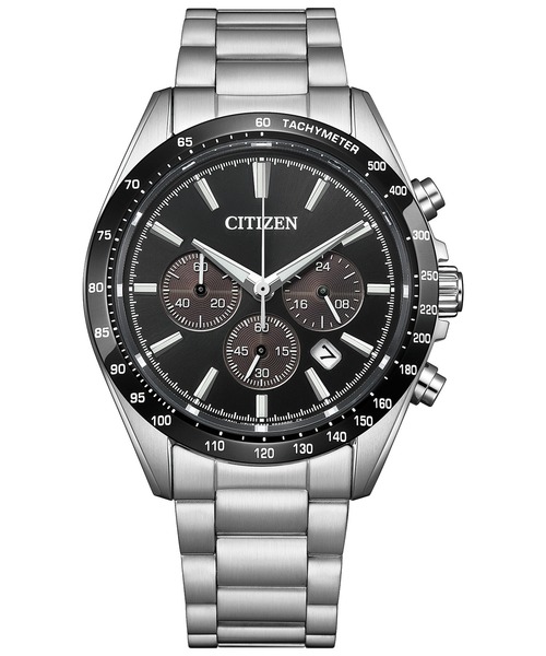 CITIZEN(シチズン)の「CITIZEN COLLECTION シチズンコレクション 光発電エコ・ドライブ CA4764-57A/CA4764-57E/CA4766-51L(アナログ腕時計・メンズ・シルバー×ブラック/シルバー×ブルー/シルバー・FREE)」の2枚目の写真