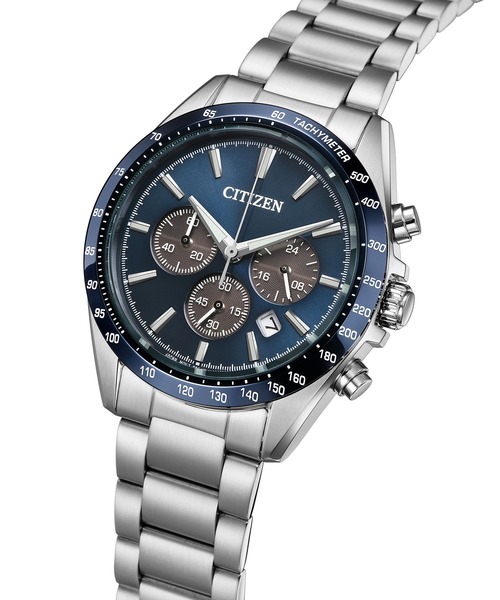 CITIZEN(シチズン)の「CITIZEN COLLECTION シチズンコレクション 光発電エコ・ドライブ CA4764-57A/CA4764-57E/CA4766-51L(アナログ腕時計・メンズ・シルバー×ブラック/シルバー×ブルー/シルバー・FREE)」の3枚目の写真