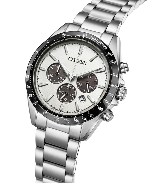 CITIZEN(シチズン)の「CITIZEN COLLECTION シチズンコレクション 光発電エコ・ドライブ CA4764-57A/CA4764-57E/CA4766-51L(アナログ腕時計・メンズ・シルバー×ブラック/シルバー×ブルー/シルバー・FREE)」の4枚目の写真