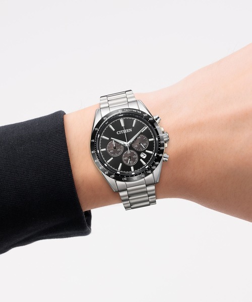 CITIZEN(シチズン)の「CITIZEN COLLECTION シチズンコレクション 光発電エコ・ドライブ CA4764-57A/CA4764-57E/CA4766-51L(アナログ腕時計・メンズ・シルバー×ブラック/シルバー×ブルー/シルバー・FREE)」の6枚目の写真