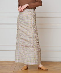 IENA LA BOUCLE ドットジャガード タックスカート　イエナラブークル IENA LA BOUCLE（イエナラブークル）の「IENA LA BOUCLE ドット
