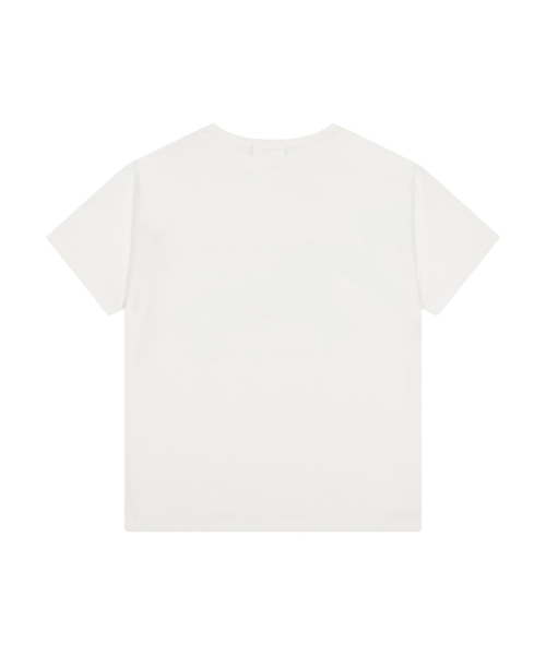 DAUSPICE(ディーオスピス)の「(DUC) GA Semi-Crop Short-Sleeve T-Shirt White(Tシャツ/カットソー・レディース・ホワイト・ONE SIZE)」の3枚目の写真