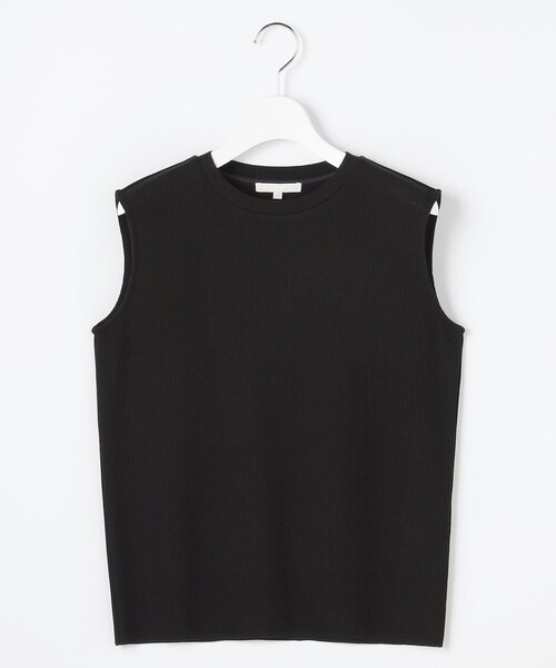 自由区(ジユウク)の「ファンクショナルノースリーブ カットソー(Tシャツ/カットソー・レディース・スカイブルー系/アイボリー系/ブラック系/ベージュ系・38/40)」の11枚目の写真
