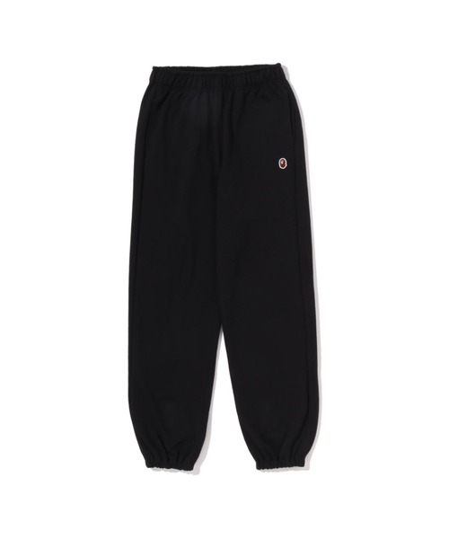 A BATHING APE(アベイシングエイプ)の「APE HEAD ONE POINT LOOSE FIT SWEAT PANTS(スウェットパンツ・レディース・グレー/ブラック・X-SMALL/SMALL/MEDIUM)」の2枚目の写真