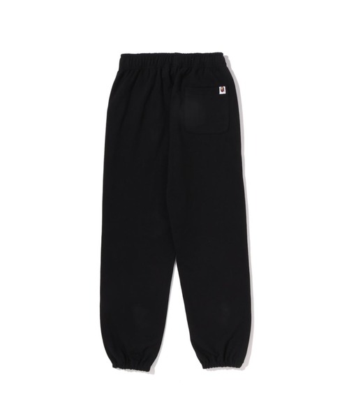 A BATHING APE(アベイシングエイプ)の「APE HEAD ONE POINT LOOSE FIT SWEAT PANTS(スウェットパンツ・レディース・グレー/ブラック・X-SMALL/SMALL/MEDIUM)」の3枚目の写真