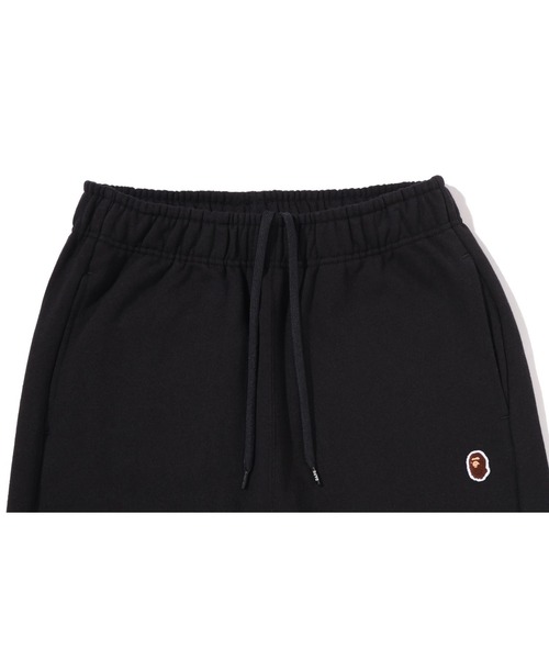 A BATHING APE(アベイシングエイプ)の「APE HEAD ONE POINT LOOSE FIT SWEAT PANTS(スウェットパンツ・レディース・グレー/ブラック・X-SMALL/SMALL/MEDIUM)」の7枚目の写真