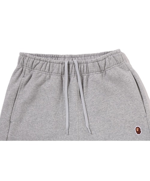 A BATHING APE(アベイシングエイプ)の「APE HEAD ONE POINT LOOSE FIT SWEAT PANTS(スウェットパンツ・レディース・グレー/ブラック・X-SMALL/SMALL/MEDIUM)」の8枚目の写真