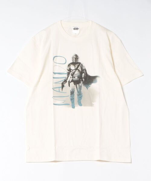 STAR WARS（スターウォーズ）の「【 STAR WARS 】 プリントTシャツ 26S4（Tシャツ/カットソー・レディース・ホワイト/ライトグリーン/ストーン/オフホワイト・MEDIUM/LARGE）」の2枚目の写真
