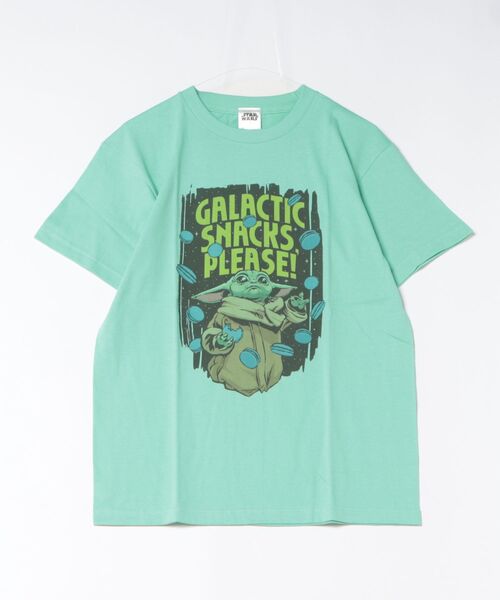 STAR WARS（スターウォーズ）の「【 STAR WARS 】 プリントTシャツ 26S4（Tシャツ/カットソー・レディース・ホワイト/ライトグリーン/ストーン/オフホワイト・MEDIUM/LARGE）」の4枚目の写真
