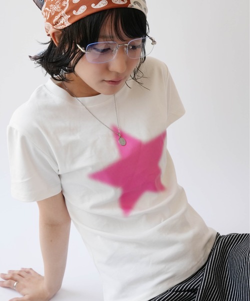 SORUTT（ソルト）の「【 SORUTT / ソルト 】 カラーグロウ ベーシックTシリーズ #（Tシャツ/カットソー・レディース・オレンジ/イエロー/ホワイト・FREE）」の2枚目の写真